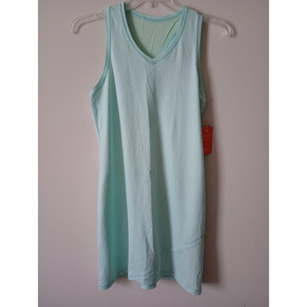 NWT Tek Gear Drytek Exercise Workout Dress Semi Sheer Racerback Size Medium